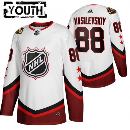 Kinder Eishockey Tampa Bay Lightning Trikot Andrei Vasilevskiy 88 2022 NHL All-Star Weiß Authentic